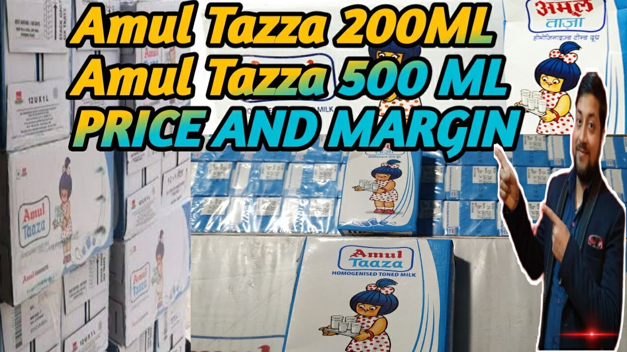 Amul taaza milk Wholesale price | Amul taaza milk 200 and 500 ML Price | Amul taaza milk