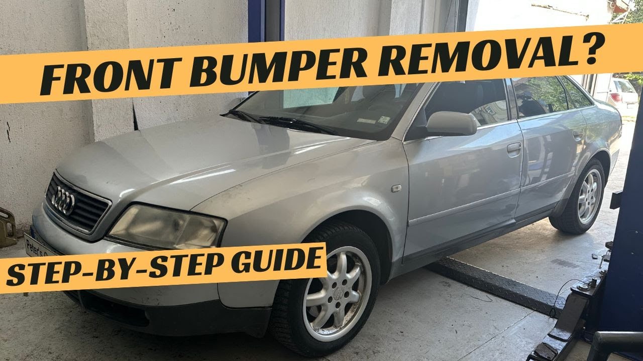 Audi A6 C5 4B Front Bumper removal replacement