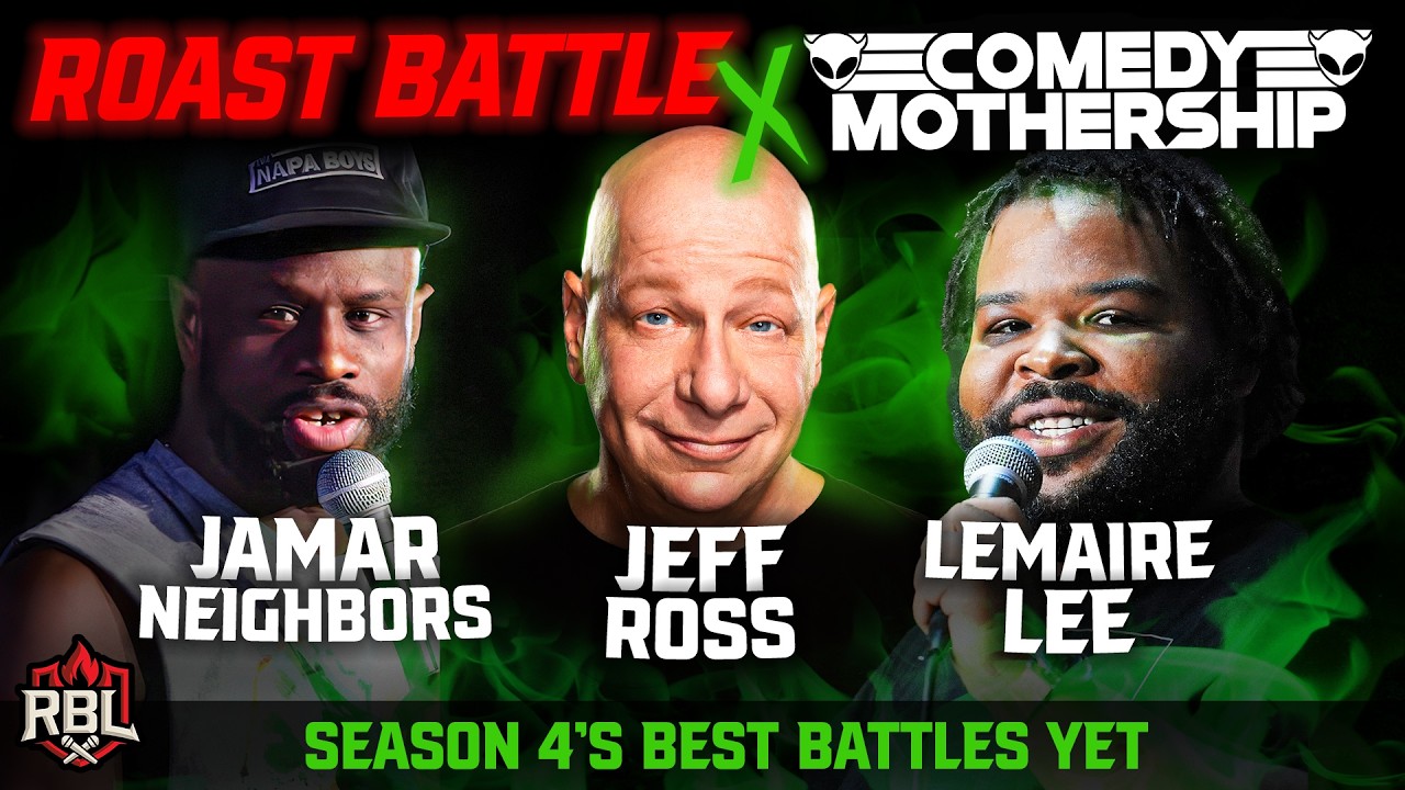Roast Battle League Live From the Comedy Mothership | Jeff Ross + Jamar Neighbors + LeMaire Lee