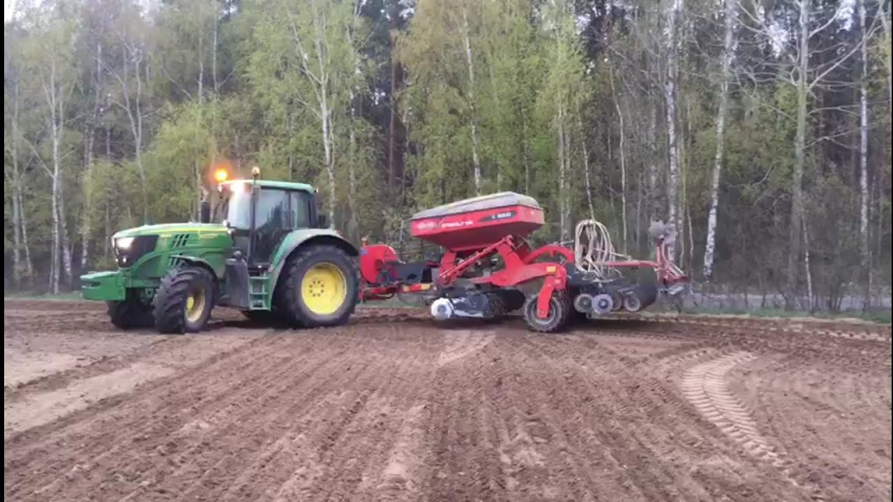 Sianie John deere 6130 m & kuhn speedliner C3000