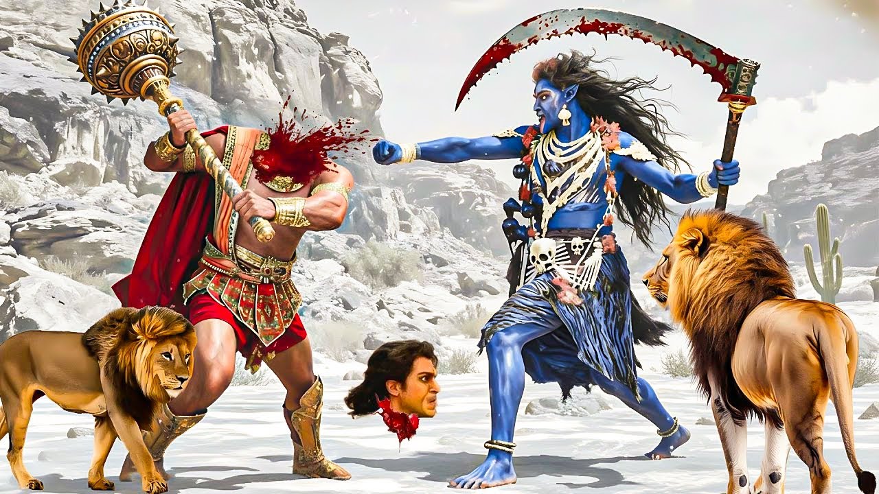महाकाली ने हनुमान का सिर काटा | Mahabali Hanuman | #hanuman #bhakti