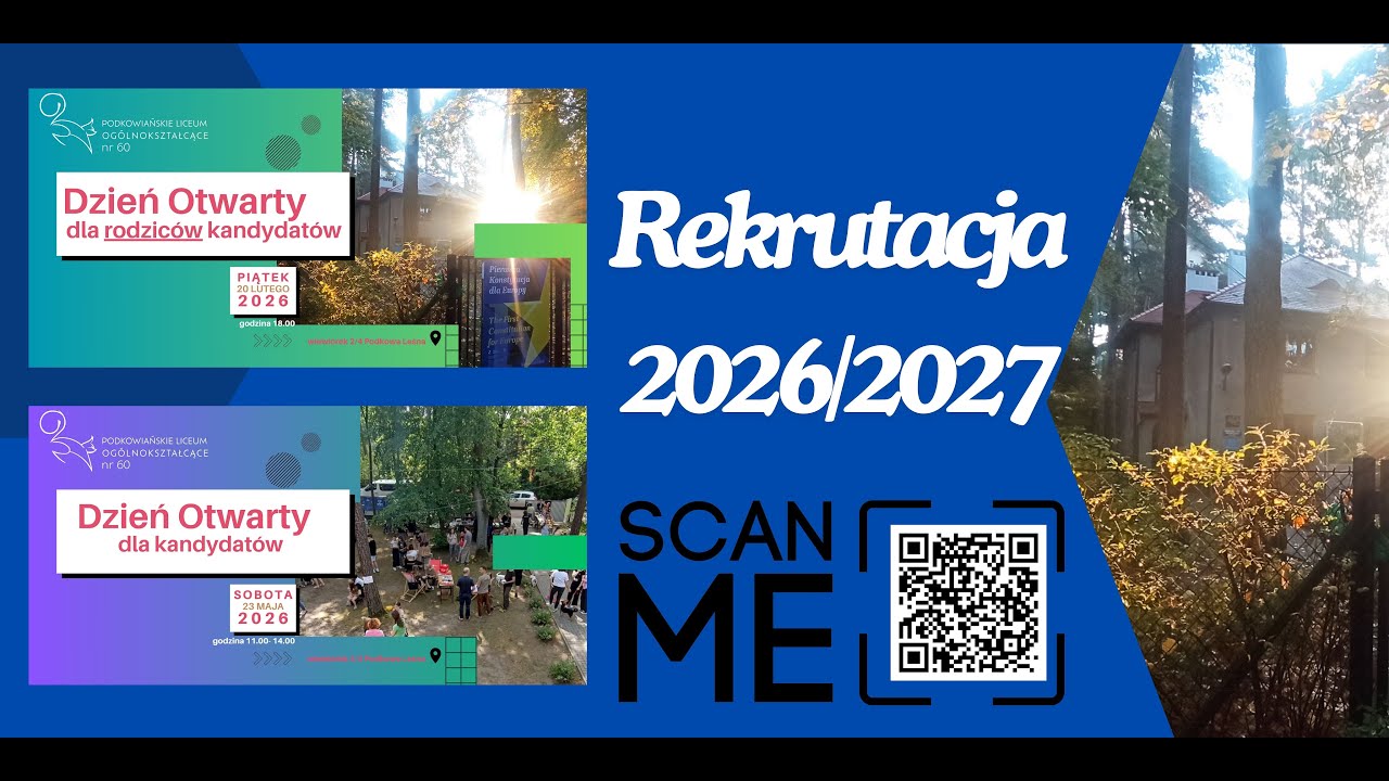 🎓 Oferta edukacyjna Podkowiańskiego Liceum nr 60 &ndash; wybierz świadomie swoją przyszłość🎓