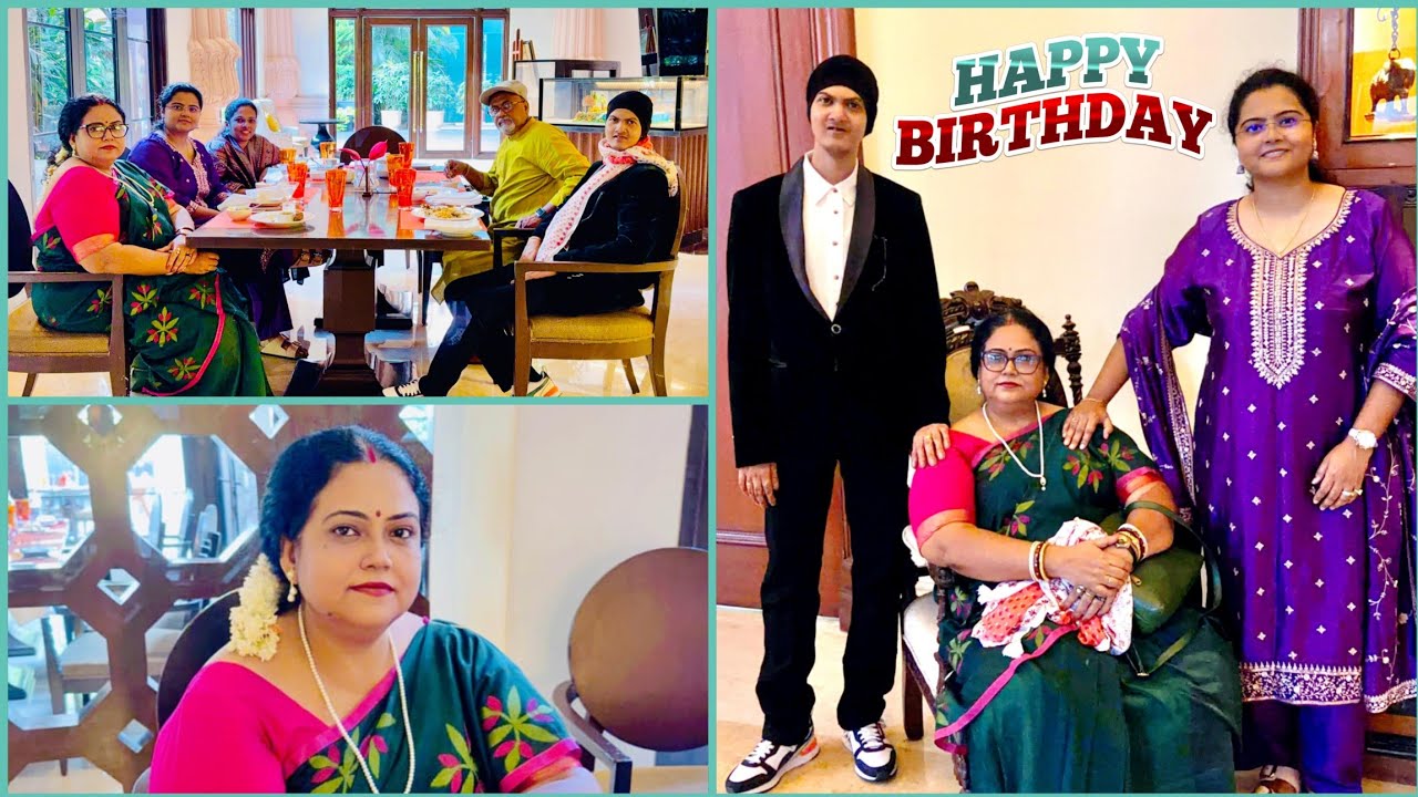 Birthday celebration in 5 star Hotel /Surprise birthday celebration for mom/ Leela palace Bangalore 