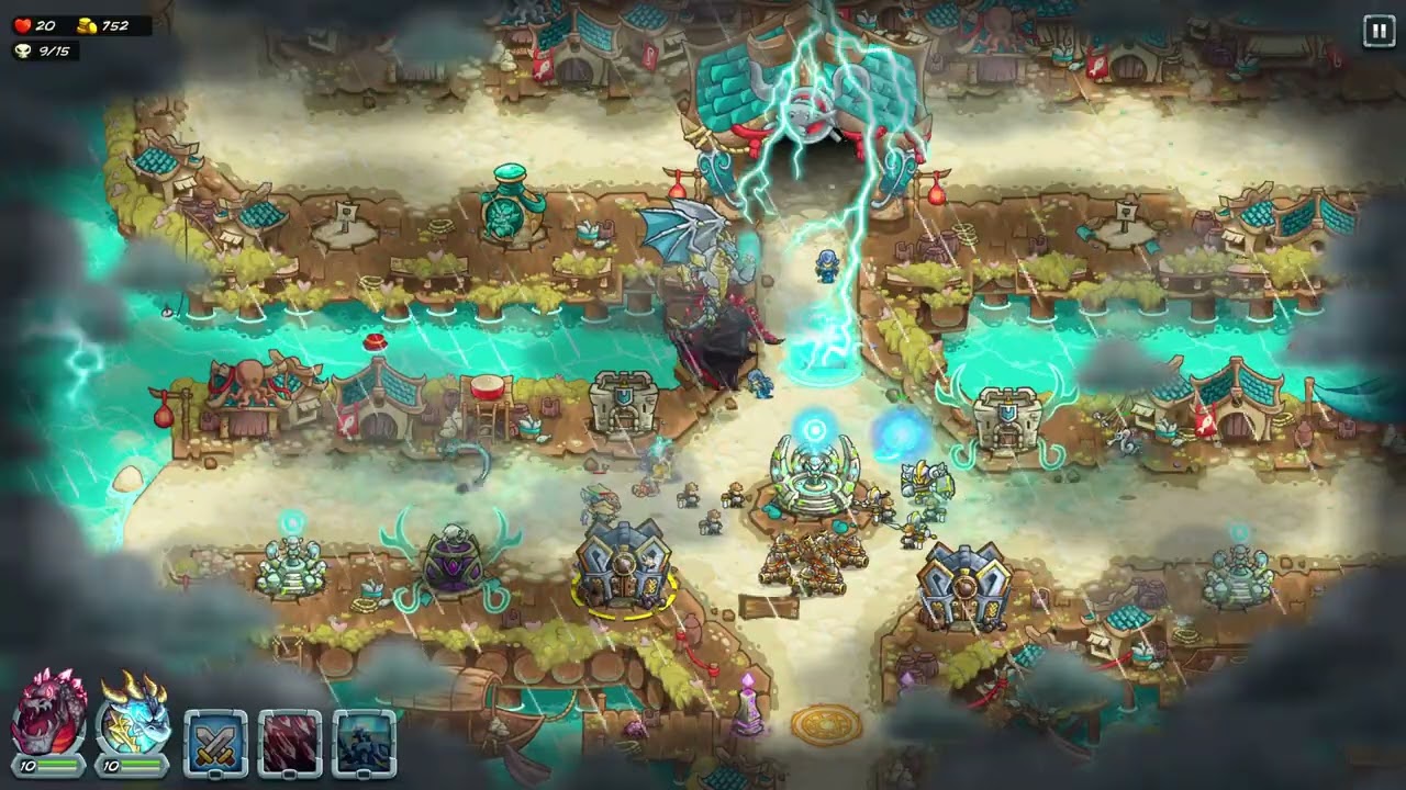 Kingdom Rush5 DLC 33 Tempest Island(怒風嶼_嵐の島_폭풍의 섬)