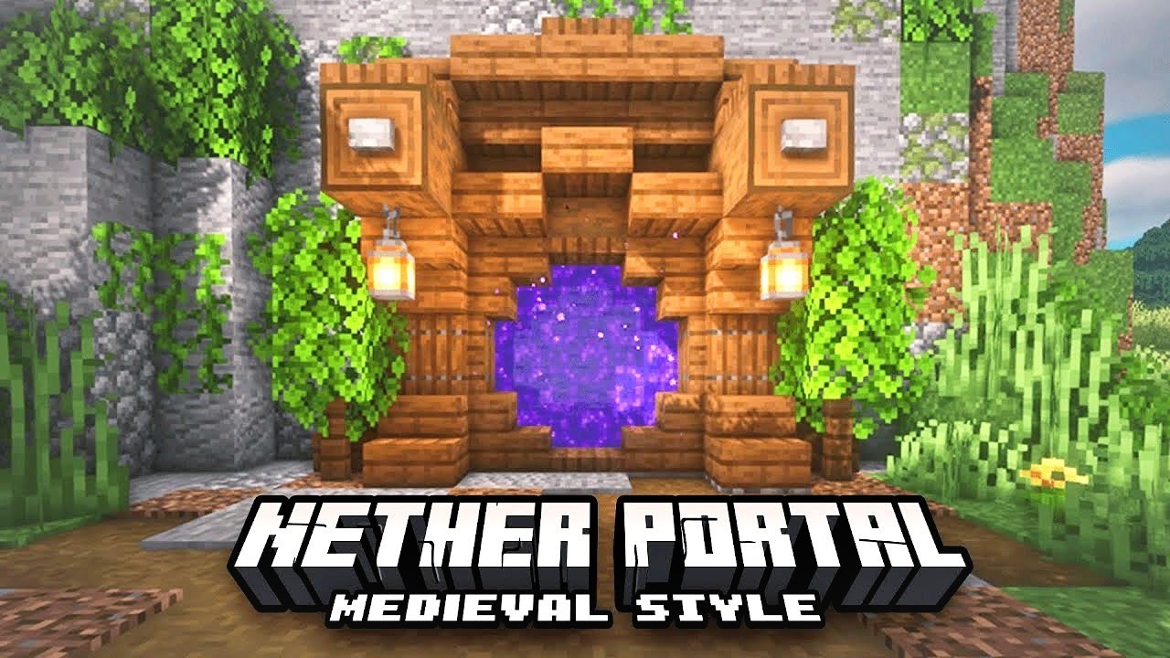 How to build a Nether Portal in Minecraft 1.17 | Nether Portal Design