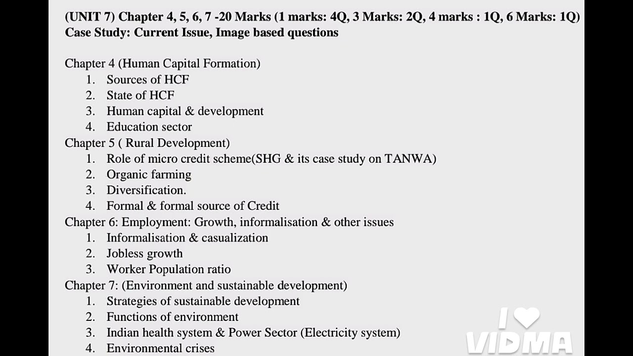 Most Expected and important questions class 12th indian Economic Development.. 