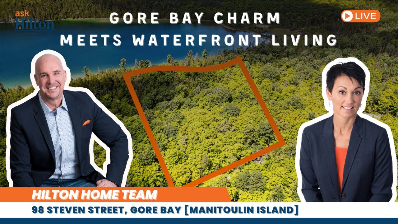 Private Manitoulin Island Waterfront Building Lot on Nameless Lake