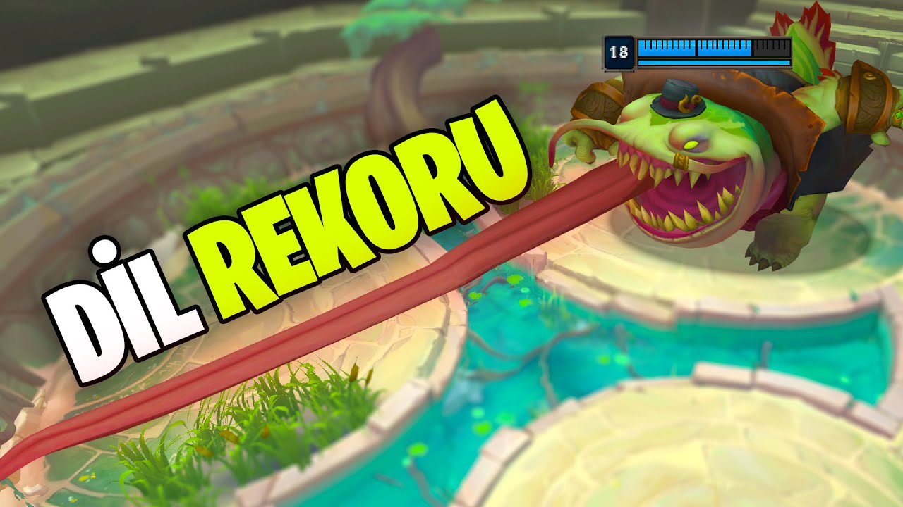 😛 TAHM KENCH İLE DİL BOYUTU REKORU!? 😛