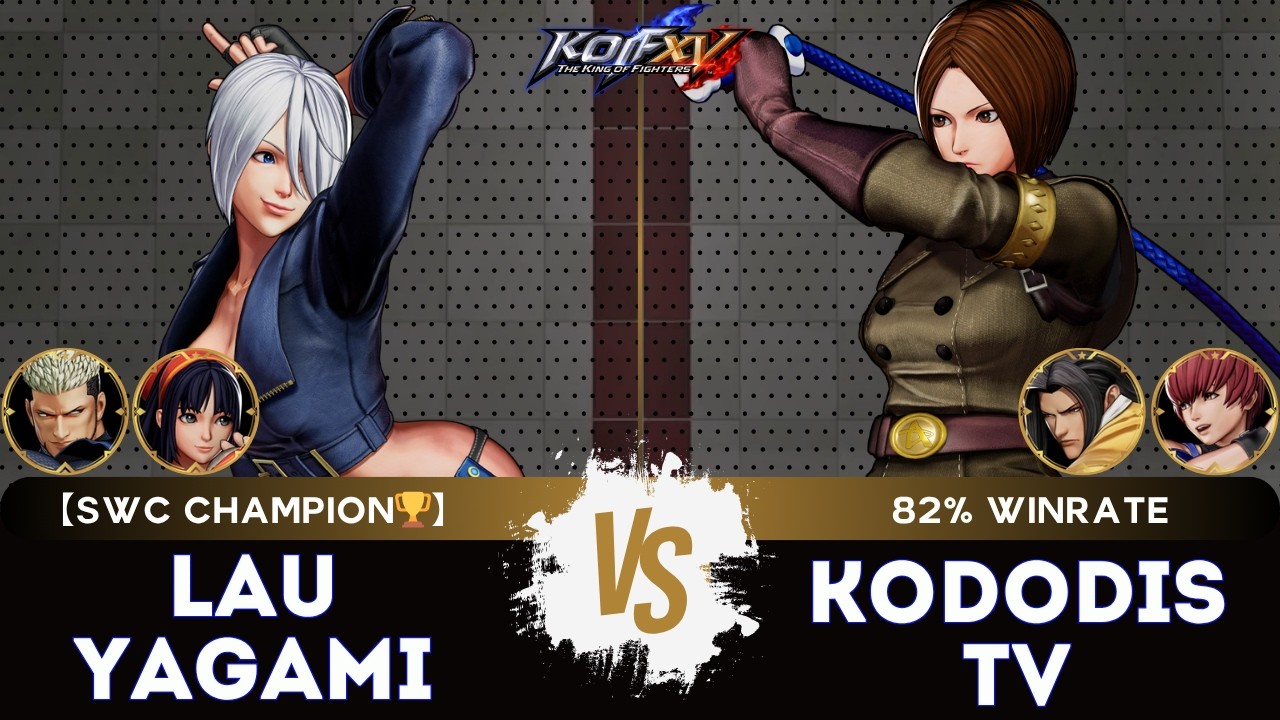 KOF XV ▰ LAUYAGAMI (Nakoruru/&Aacute;ngel/Goenitz) 🆚 KODODIS TV (Gato/Whip/Chris)🎞️Replay Match - 3/26