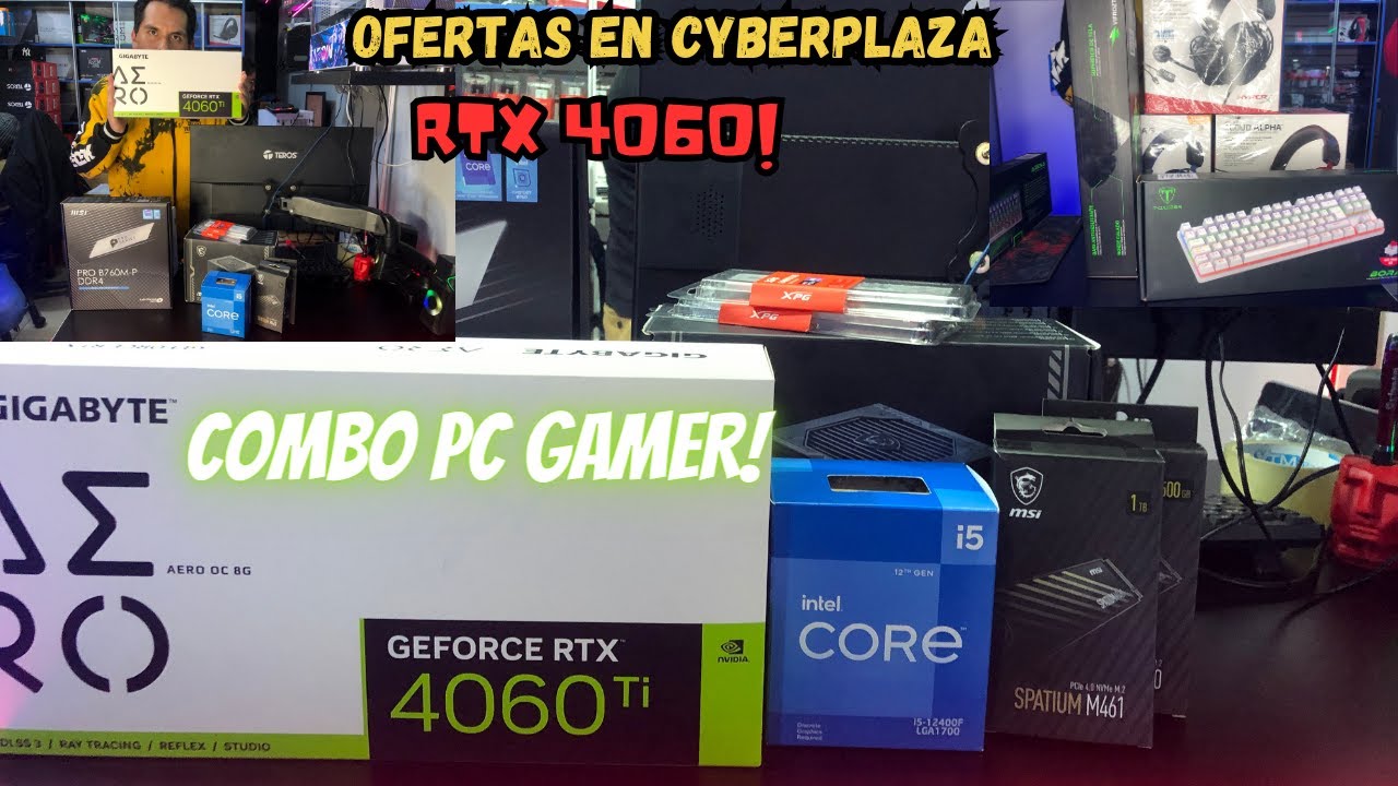 PC GAMER EN CYBER PLAZA OCTUBRE 2023 - BAJARON LAS TARJETAS GRAFICAS RTX 4060 EN WILSON