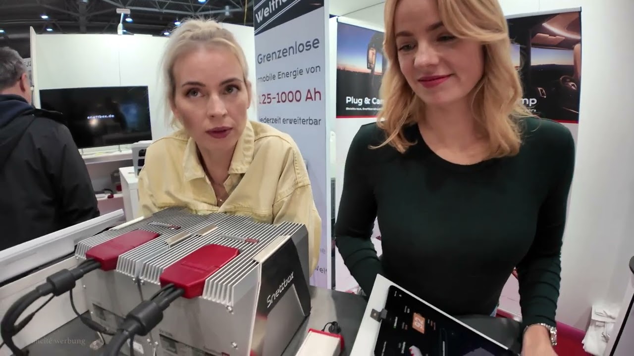 Messe TC Leipzig Camping Weltsensation Snettbox Deutsche Ingenieure bauen neuartige Lithium Batterie