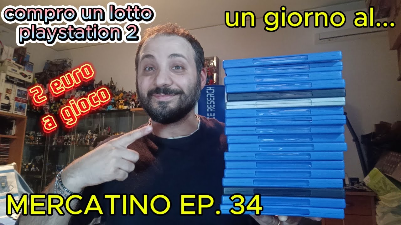 COMPRO UN LOTTO DI GIOCHI PLAYSTATION 2 AL MERCATINO EP. 34