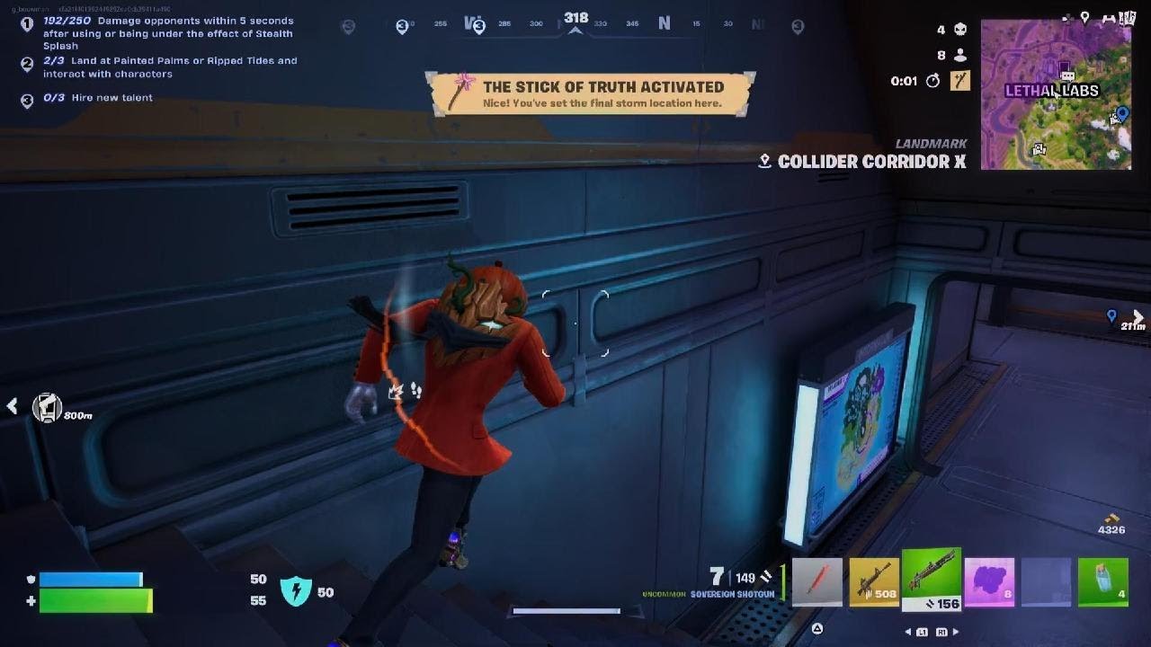 Fortnite stick win
