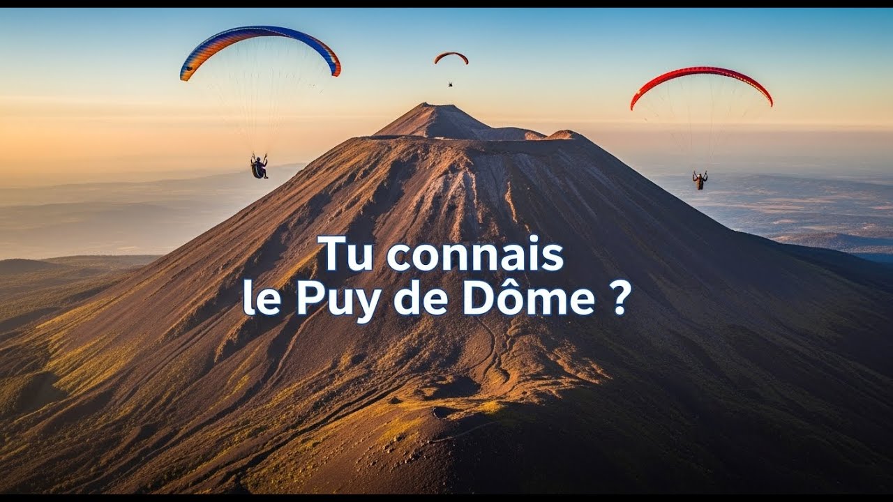 Parapente en haut du Puy de D&ocirc;me (63) !!!!