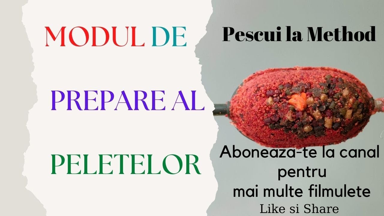 Prepararea  peletelor pentru pescuitul la Method!  #220Baits  #MarelePescar