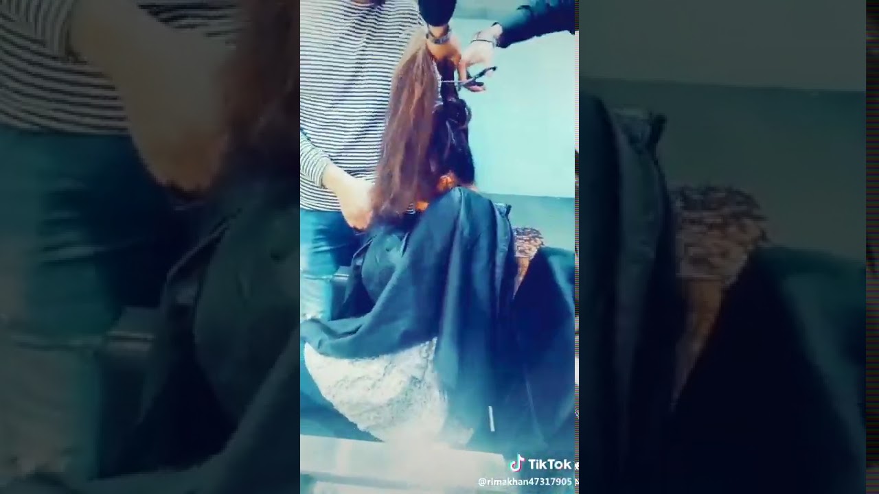 Boys forcing girl to haircut