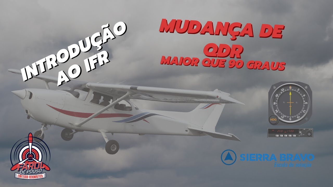 INTRODUÇÃO AO IFR 15 - MUDANÇA DE QDR MAIOR QUE 90 GRAUS