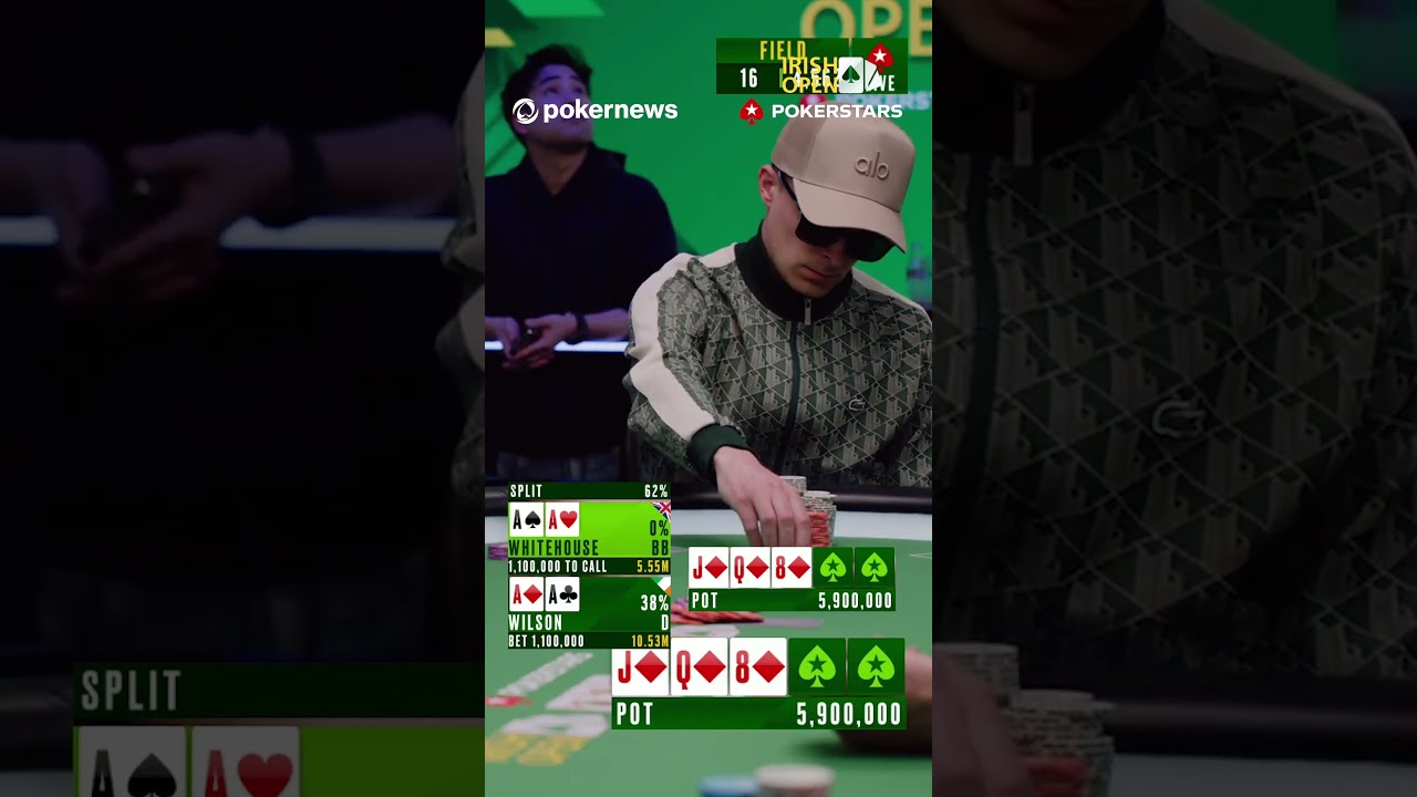 WHAT A DISGUSTING WAY TO BUST 🤢| &euro;1,150 Irish Poker Open Main Event  | @PokerStars #shorts