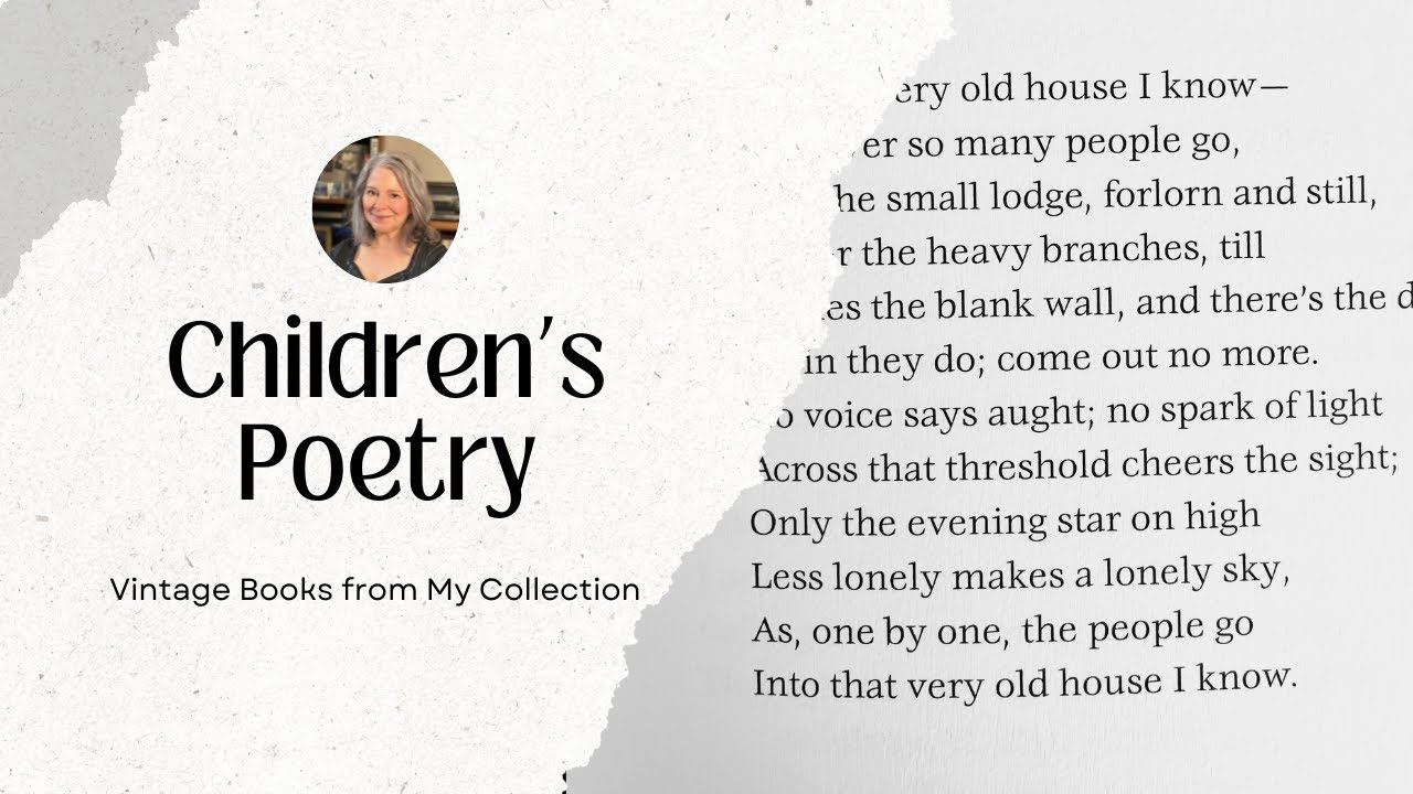 Children's Poetry: Nostalgia and Fun from Vintage Books