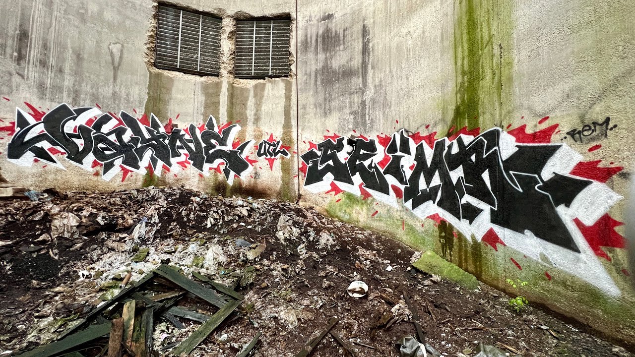 Climbing to the top of an abandoned silo