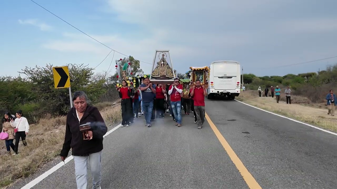 Recibimiento de imágenes de las comunidades vecinas #san José 2026