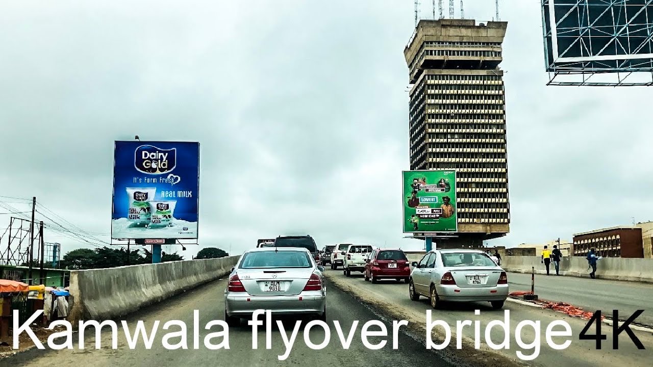 After construction 4K - Kamwala flyover bridge - Lusaka, Zambia