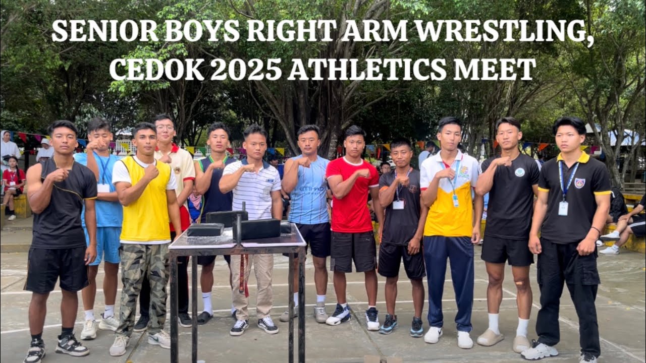 CEDOK Athletics Meet | St. Joseph higher secondary school, Chumukedima, Nagaland | ARM Wrestling 💪🏻