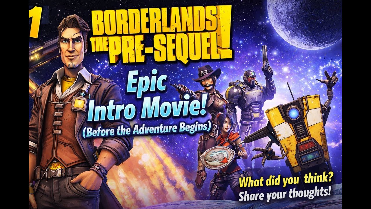 Borderlands: The Pre-Sequel #1 – Epic Intro Movie! (Before the Adventure Begins)