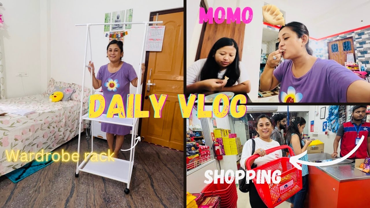 New Wadrobe Rack Kharida || Shopping With Diksha 🛒 🛍️ 😊 🥰