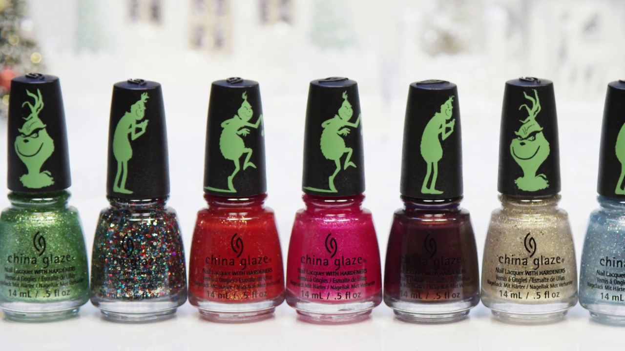 The Grinch Takes Over China Glaze for the Holidays