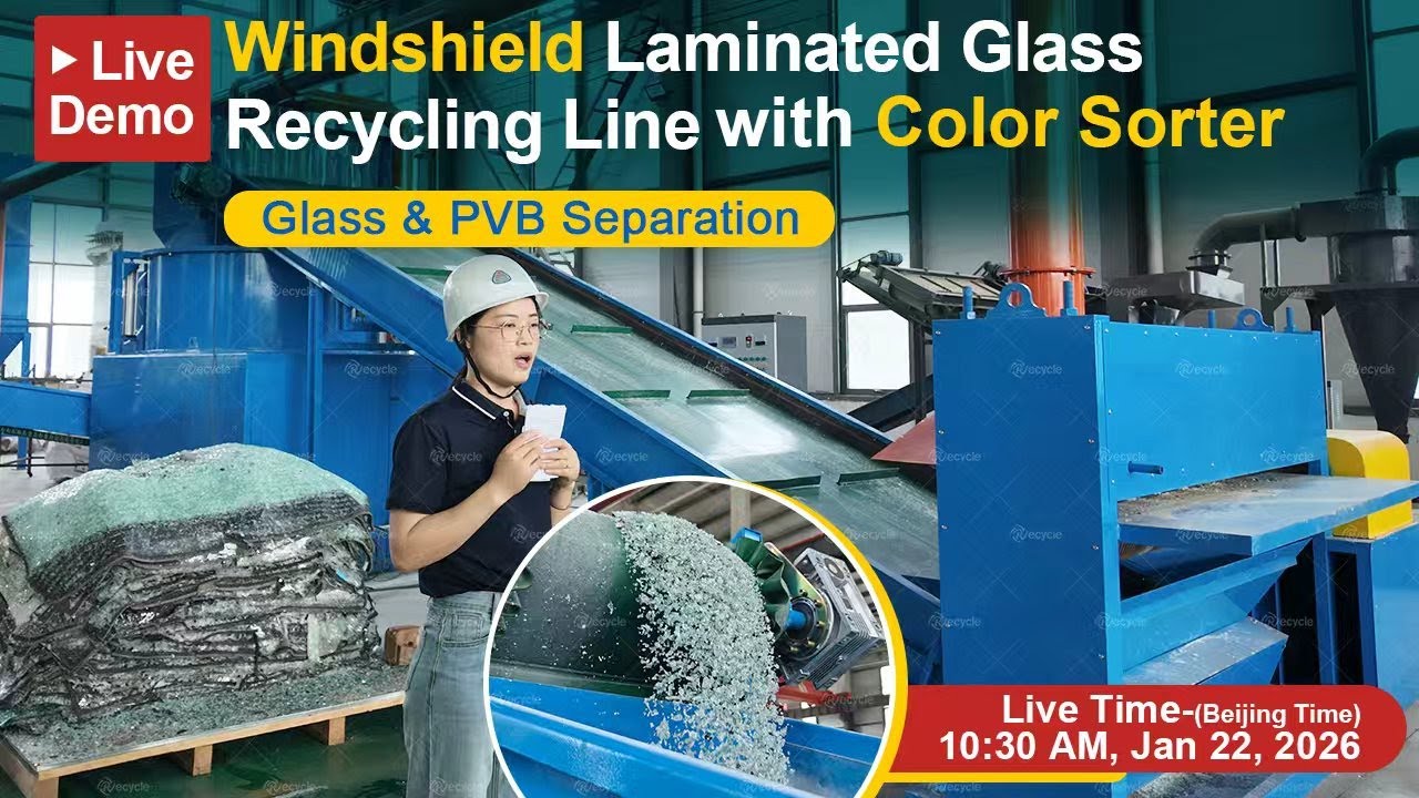 Watch Windshield Laminated Glass Get Separated | Live Factory Demo