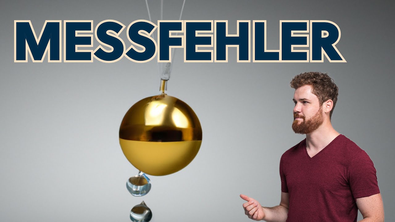 Absolute & Relative Messfehler von Funktionen, Beispiel Erdbeschleunigung mit Pendel bestimmen