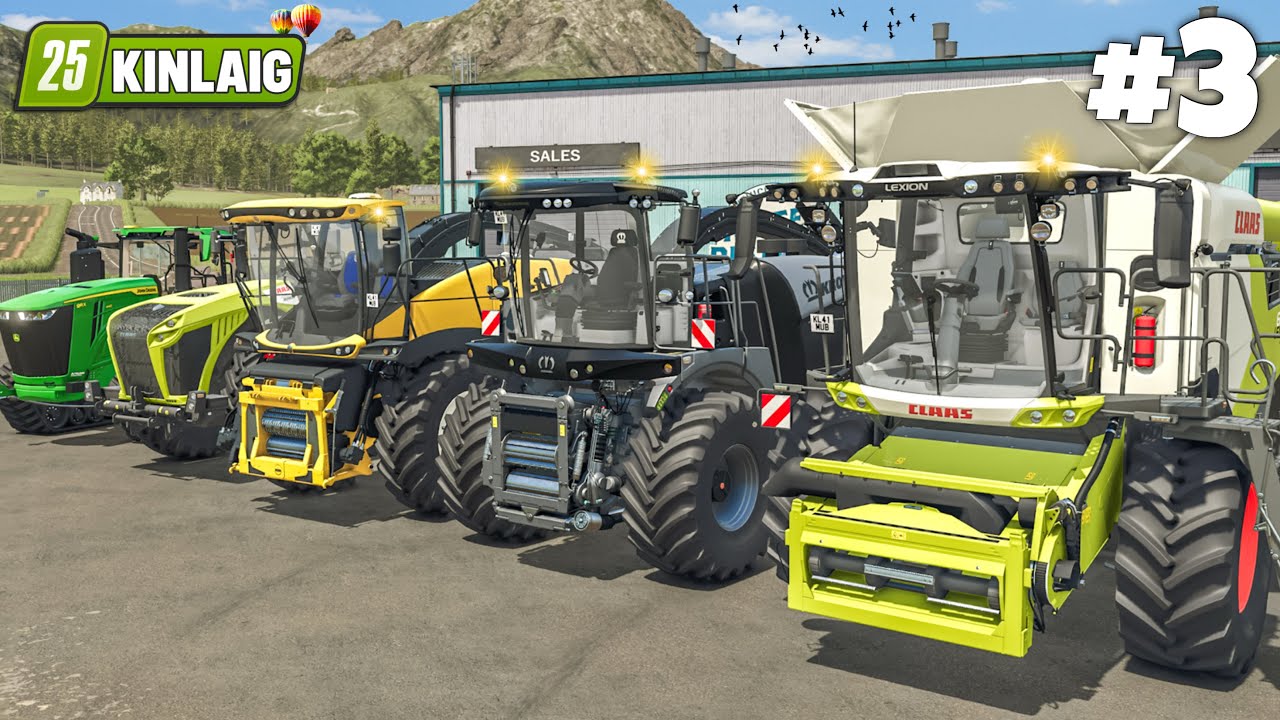 СМЕСЬ из пшеницы и кукурузы + Сборка рыболовного производства | ФЕРМА КИНЛАЙГ | Farming Simulator 25