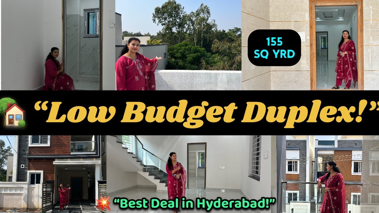 🤑🏡 “Low Budget Duplex Hyderabad 😱 Price & Quality = Unbelievable!” #duplexforsale 