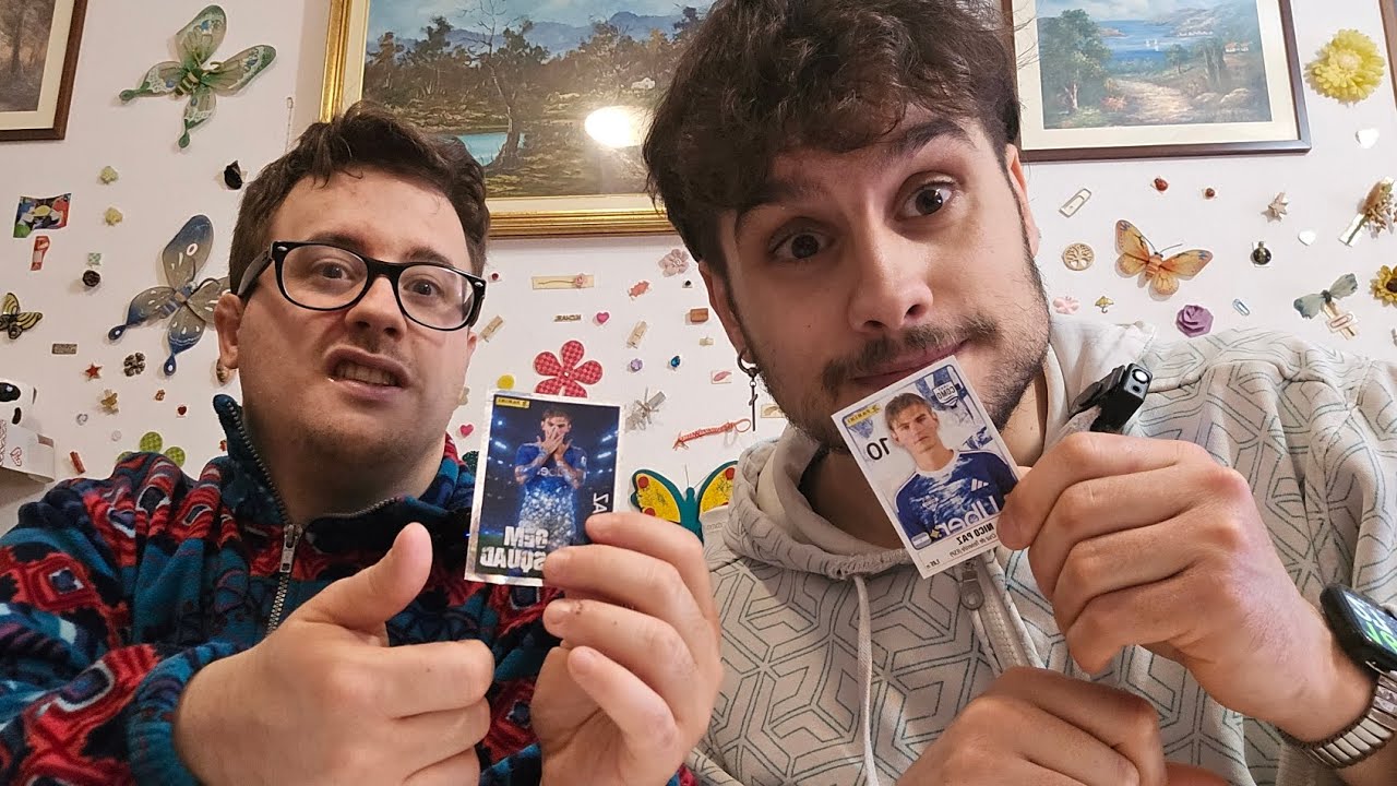 DUE NICO PAZ😅💪🏻💪🏻 FANTALBUM PACK OPENING CALCIATORI PANINI 25-26 