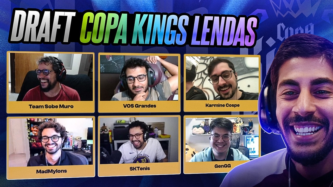 DRAFT DOS CAPITÃES da COPA KINGS LENDAS 2026