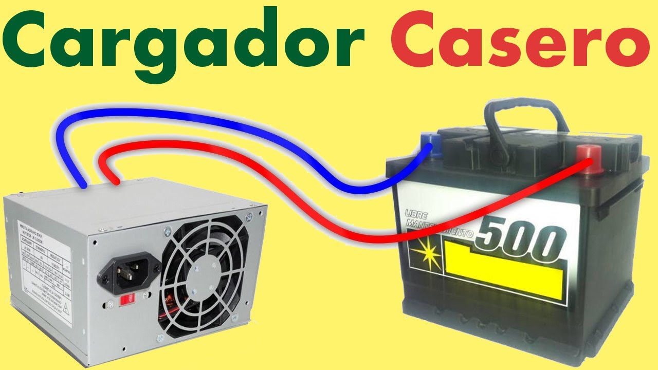 Como cargar la bateria de su auto con fuente de PC! Genial Idea!