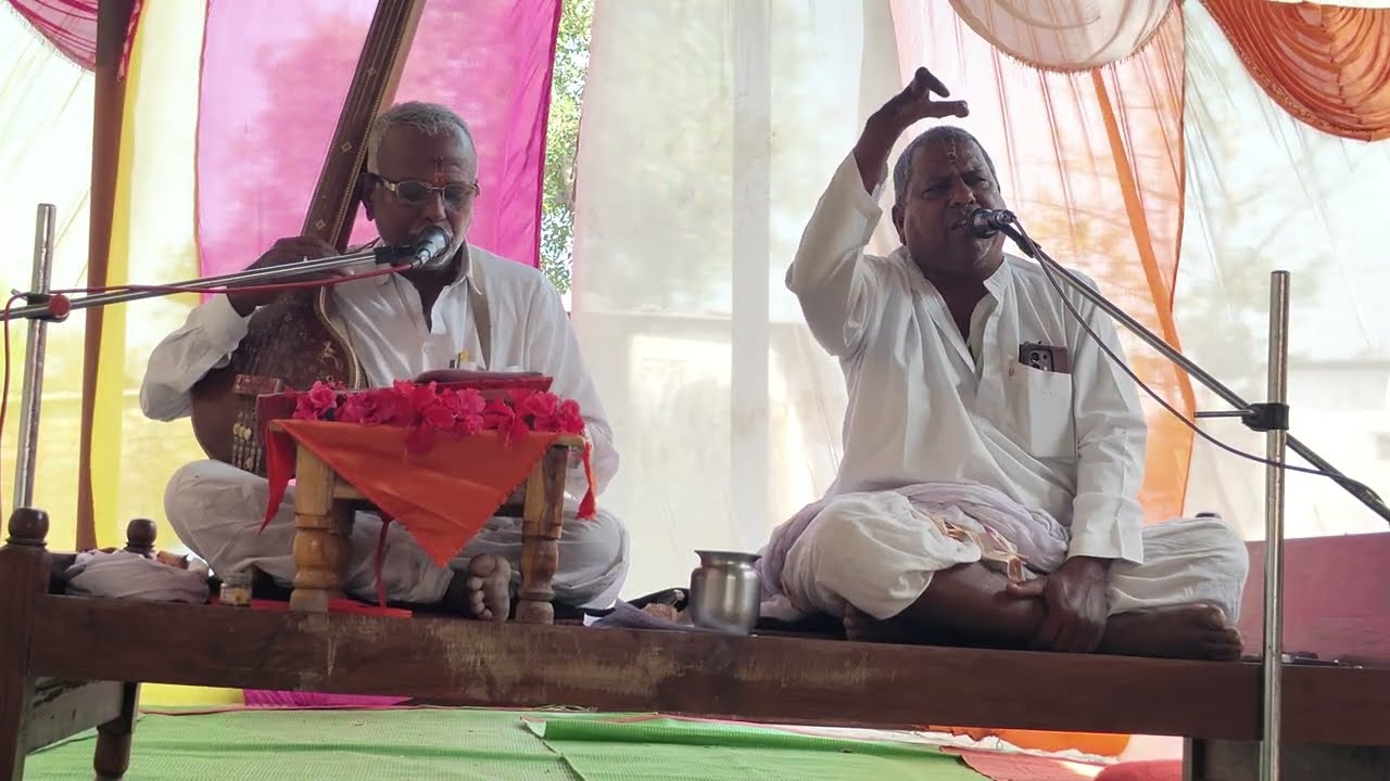 रामकथा मौजे बाभुळगाव ता धर्माबाद येथील ह. भ. प बाबू महाराज कुदळेकर 