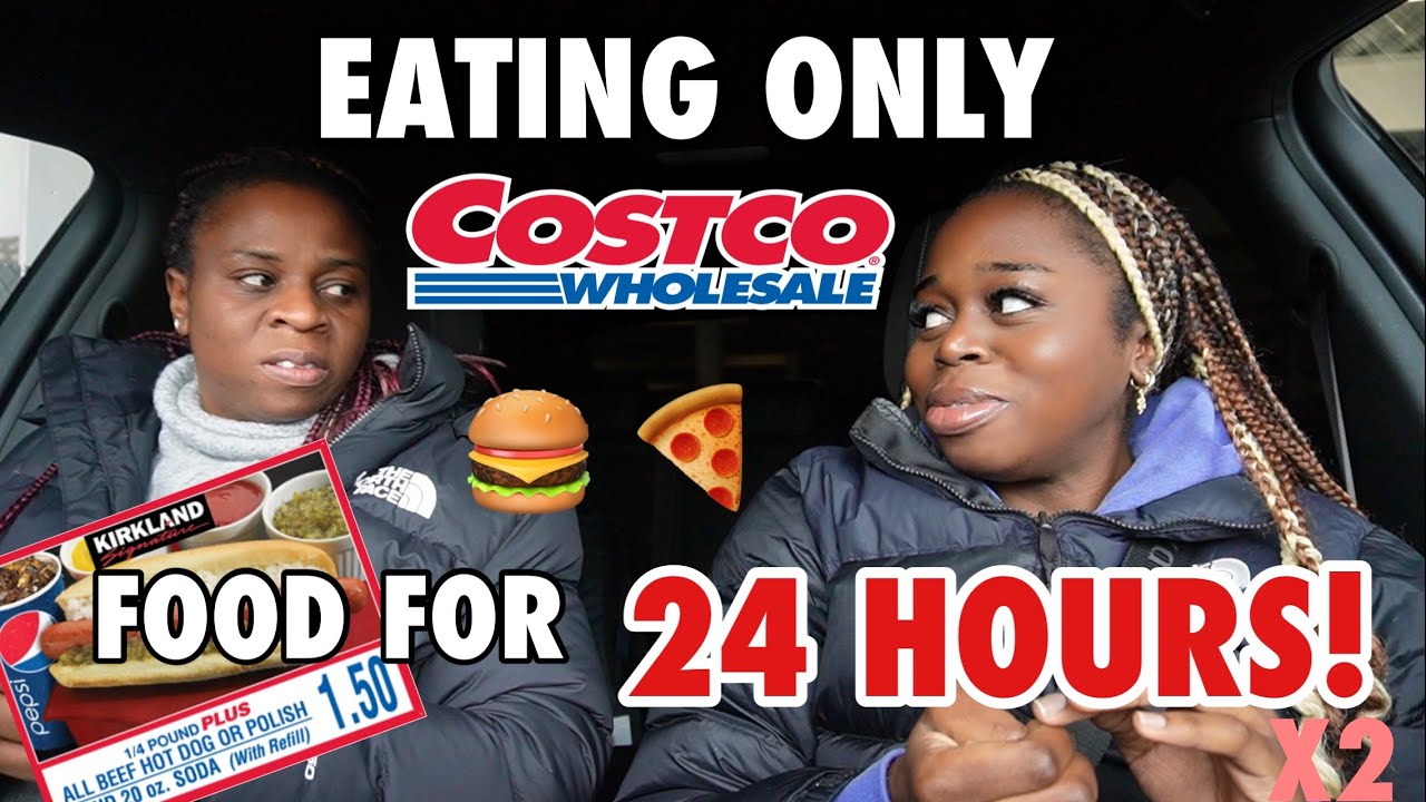Eating ONLY COSTCO Food FOR 24 Hours!! X2!! *not what i expected*