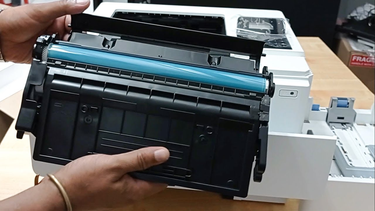 How to setup IP Address hp laser jet Pro 501 Printer || Laserjet Pro m501 Printer unboxing