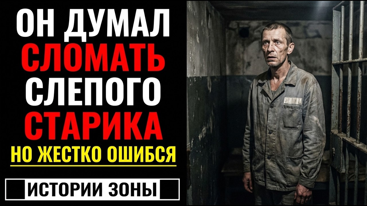 НАЕХАЛ НА СЛЕПОГО ЗЭКА — КАК СТАРИК ПОСТАВИЛ НА МЕСТО ГЛАВНОГО ВОРА