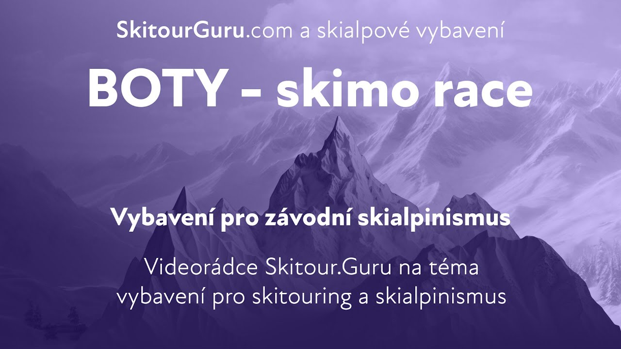 Lyžařské boty pro závodní skialpinismus - skimo race