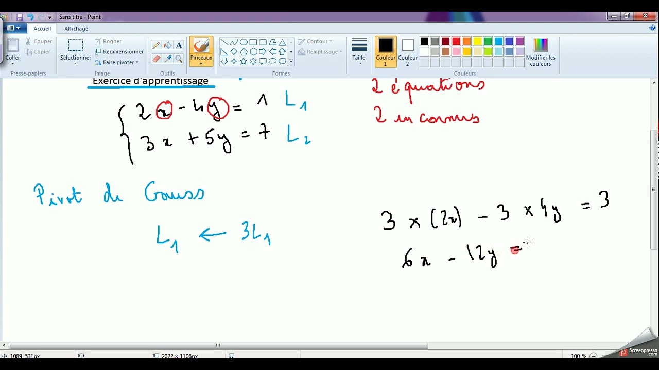 Systemes lineaires