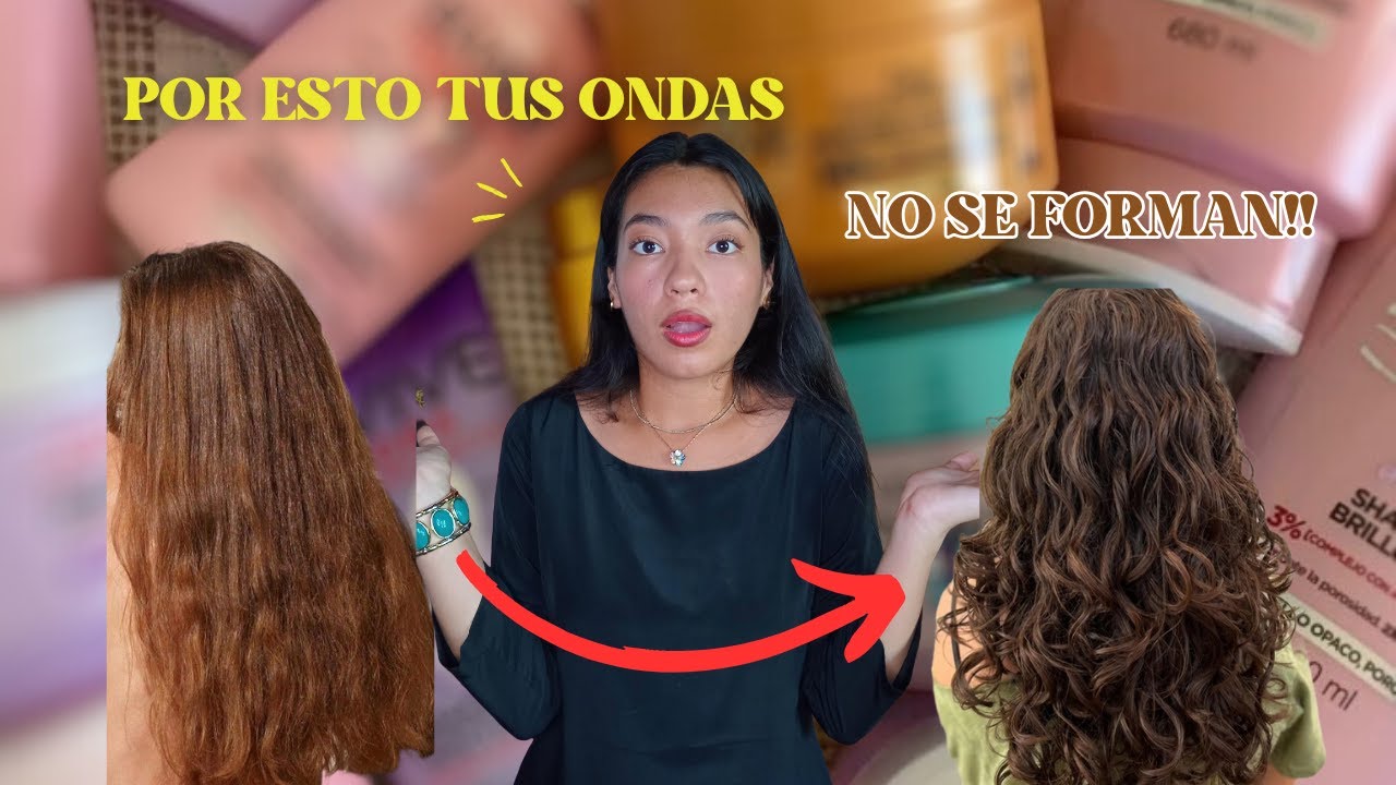 NO SE FORMAN TUS ONDAS? MIRA ESTE VIDEO/ Tips para Cabello ondulado!!