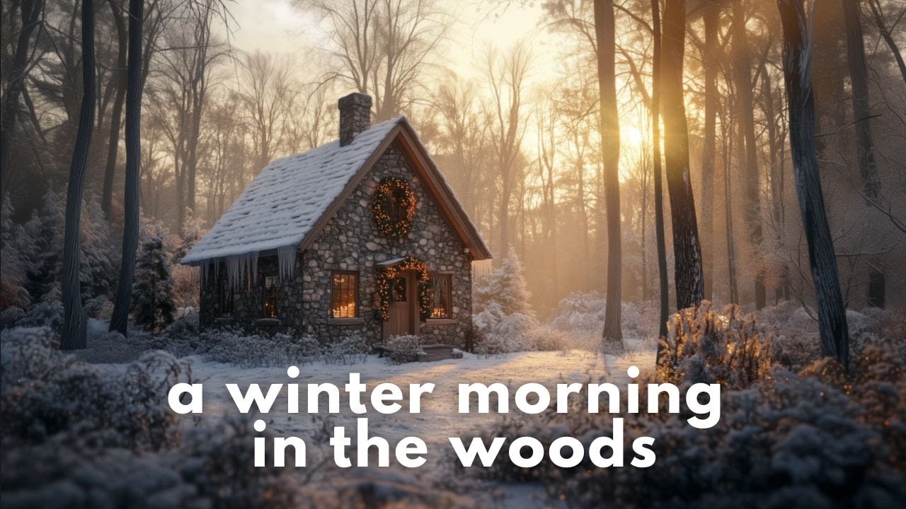 Morning Ambience ☀️ Birds Singing and Nature Sounds in a Sunny Winter Forest