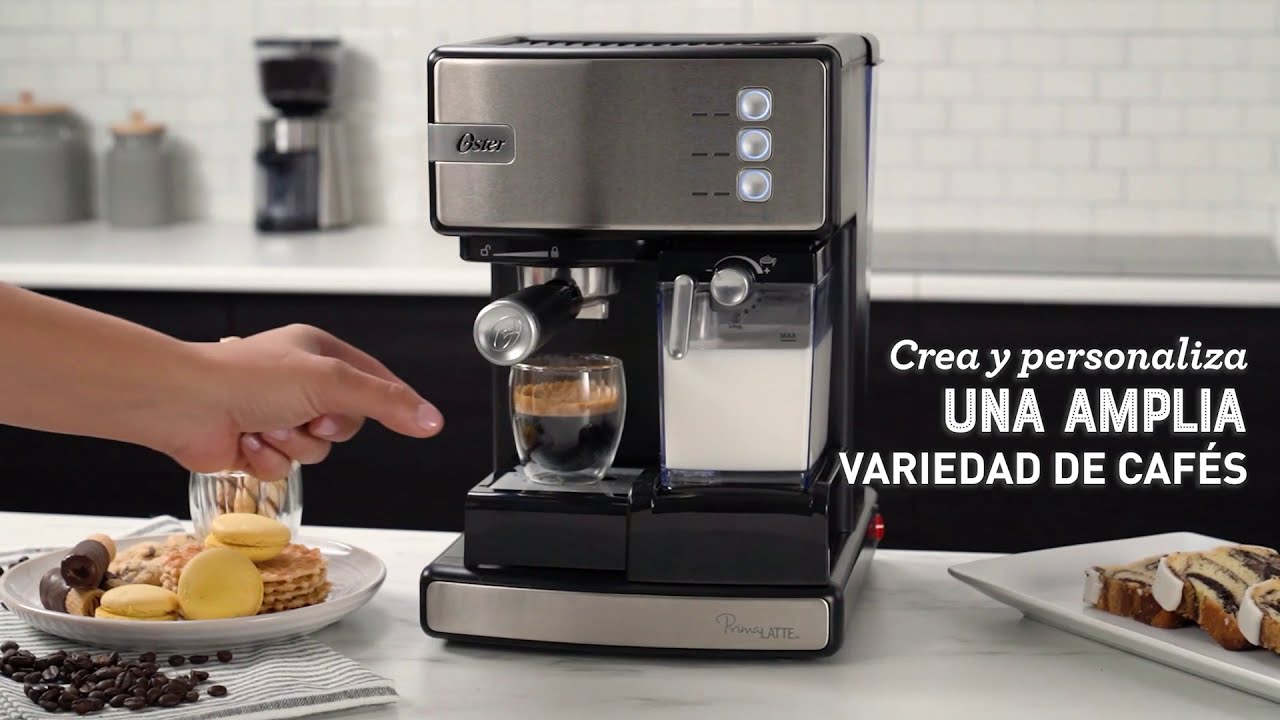 &iexcl;Disfruta un rico espresso! Hazlo en Cafetera PrimaLatte I Oster&reg;
