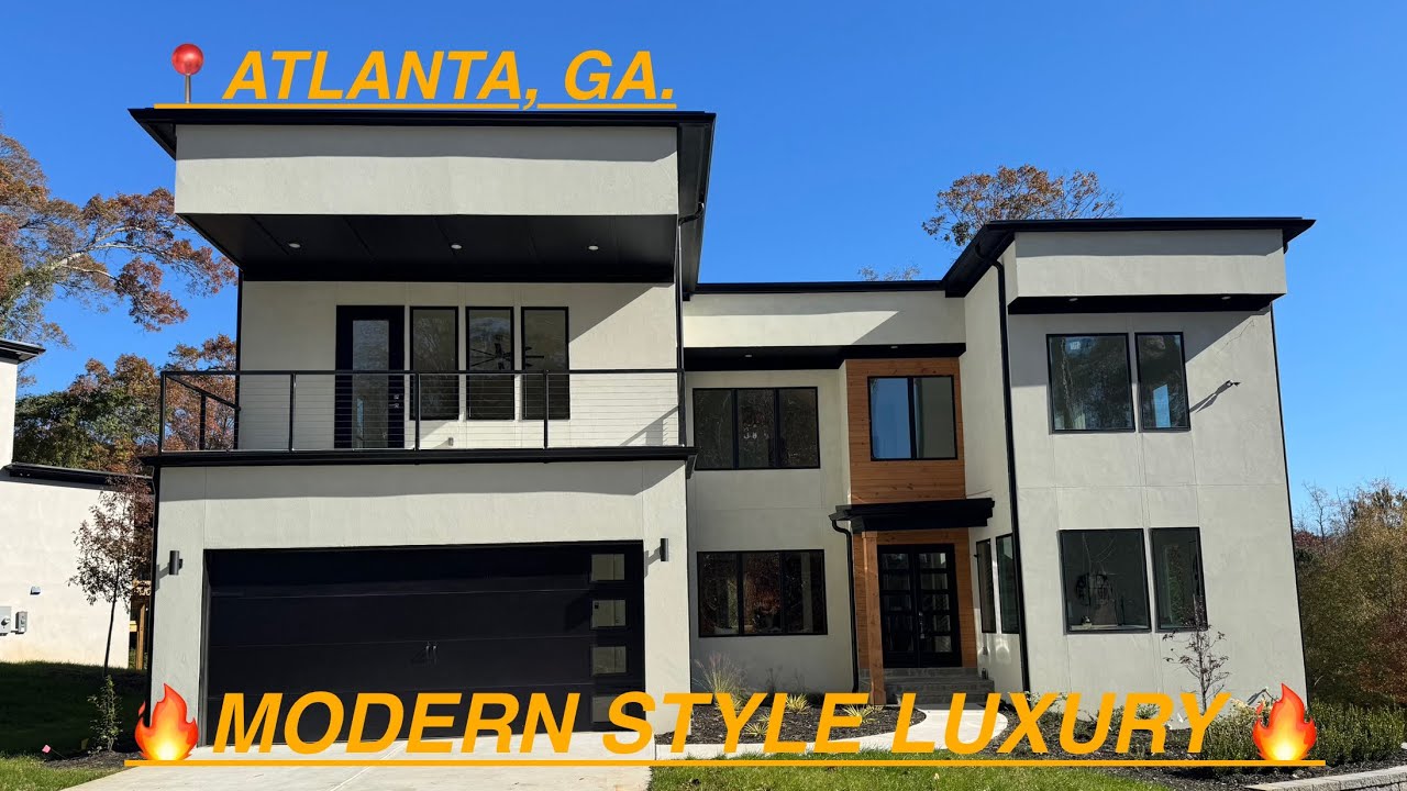 🔥MUST SEE🔥What do you think of this Modern style Luxury home in Atlanta, Ga.?