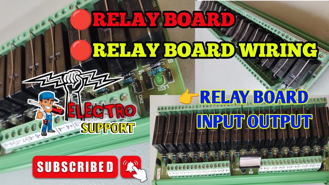 RELAY CARD || RELAY BOARD || RELAY BOARD WIRING || 5 PIN RELAY || RELAY ||