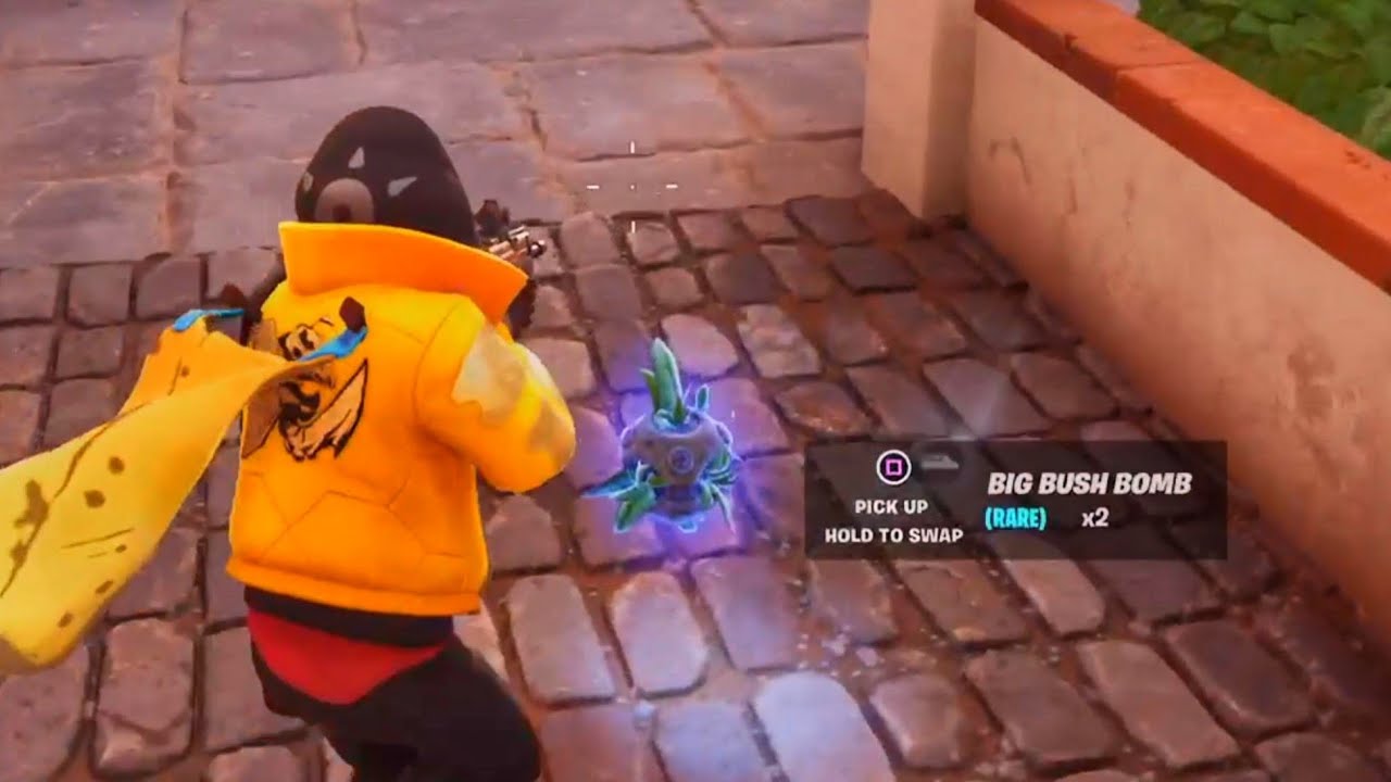 *NEW* Big Bush Bomb | Throw to Create Bush | Fortnite Chapter 5 Season 1