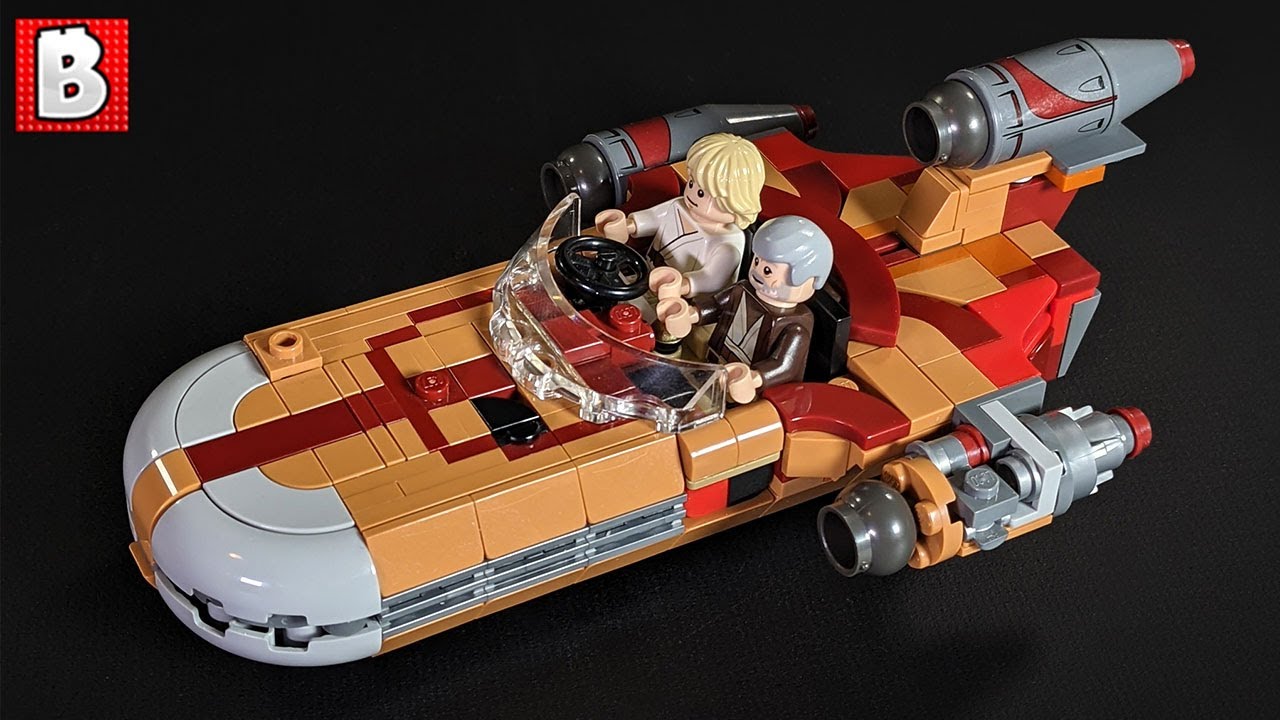 Custom LEGO Luke's Landspeeder! Smoooooth...